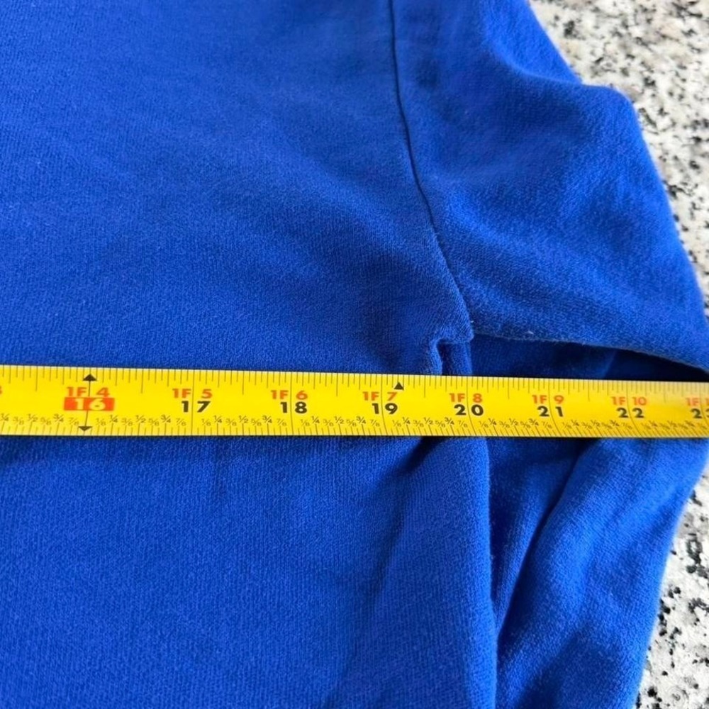 Polo Ralph Lauren Blue Ski Polo Bear Fleece Sweatshirt Small - Picture 4 of 5